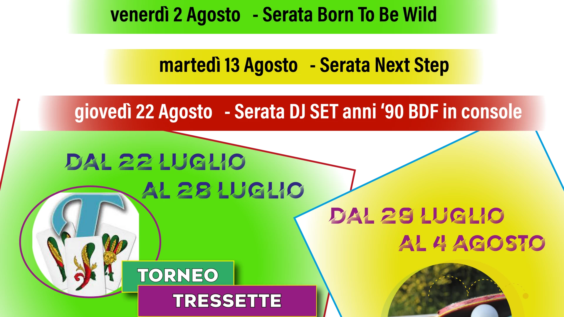 Rionero Sannitico: il programma degli eventi estivi del River Caffe’. Musica, dj set, tornei di calciobalilla e molto altro.